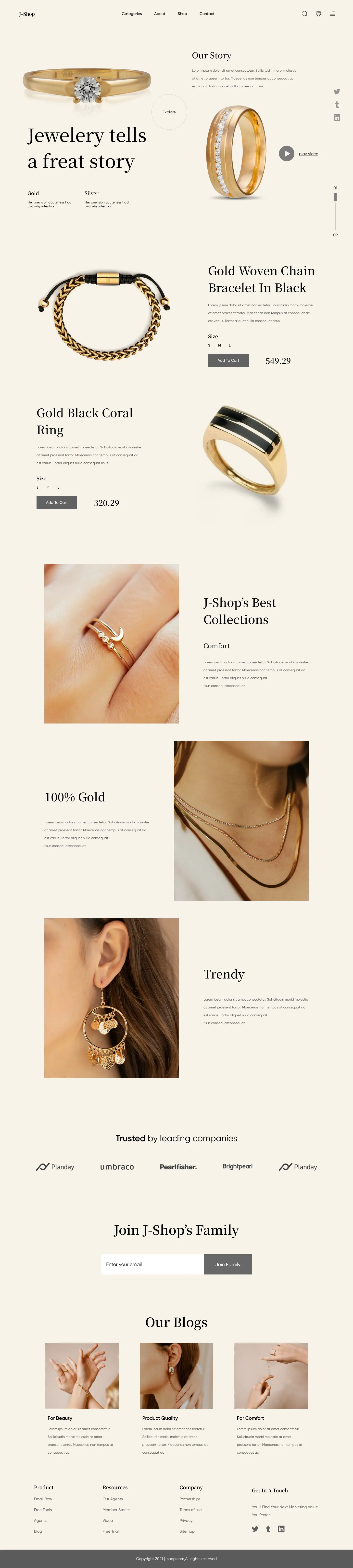 Royal Jewels Store Website