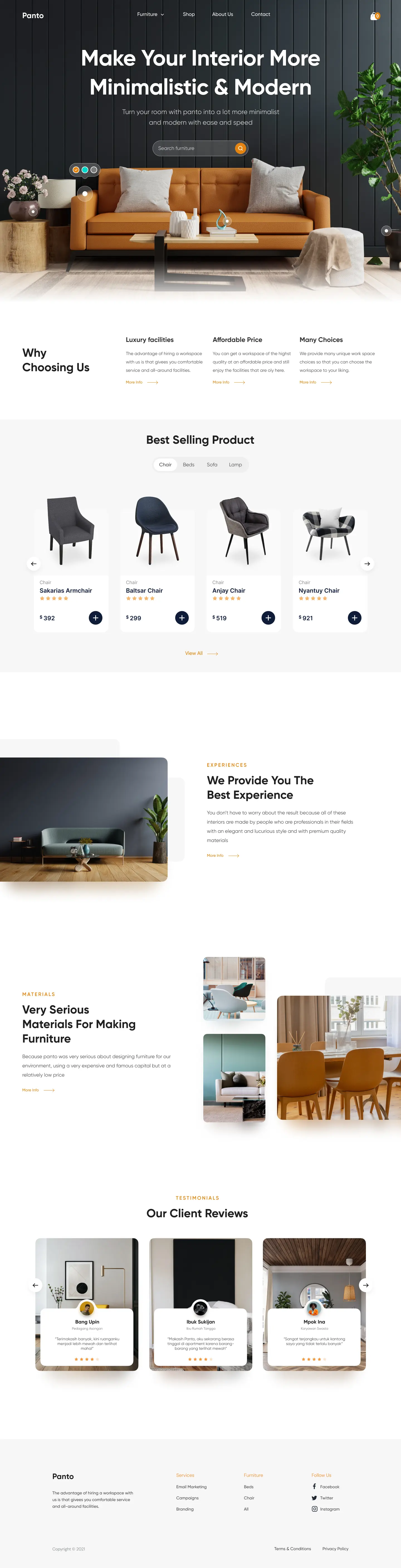 WoodCraft Furniture Store Website