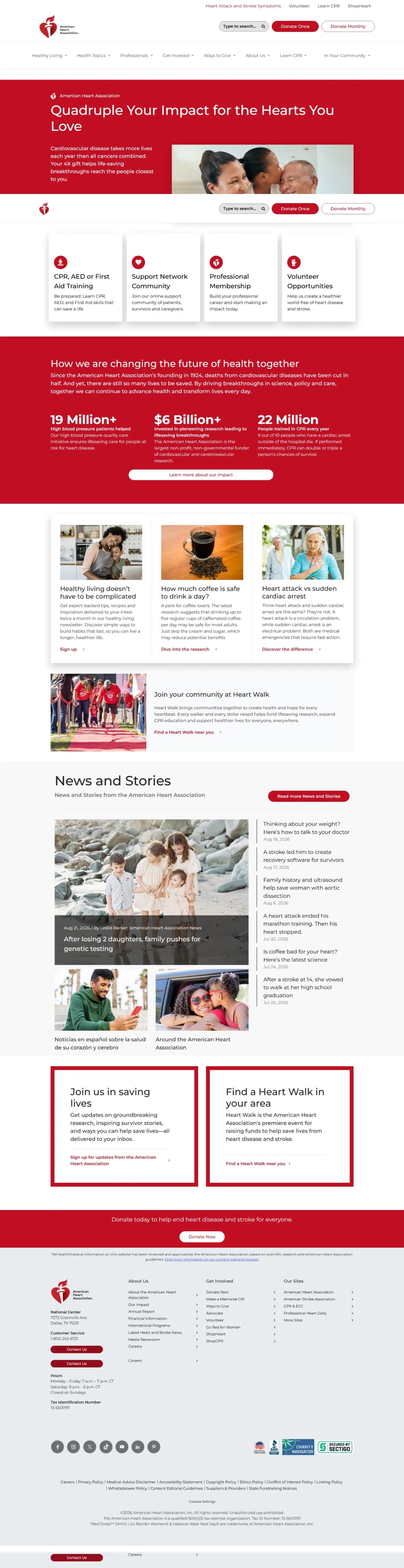 Pulse Heart Institute Website