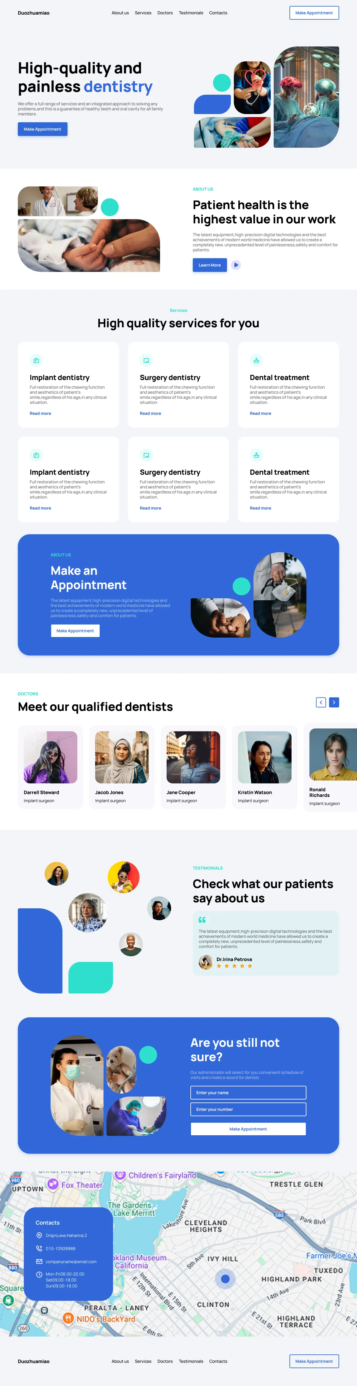 Bright Smile Dental Hospital Website