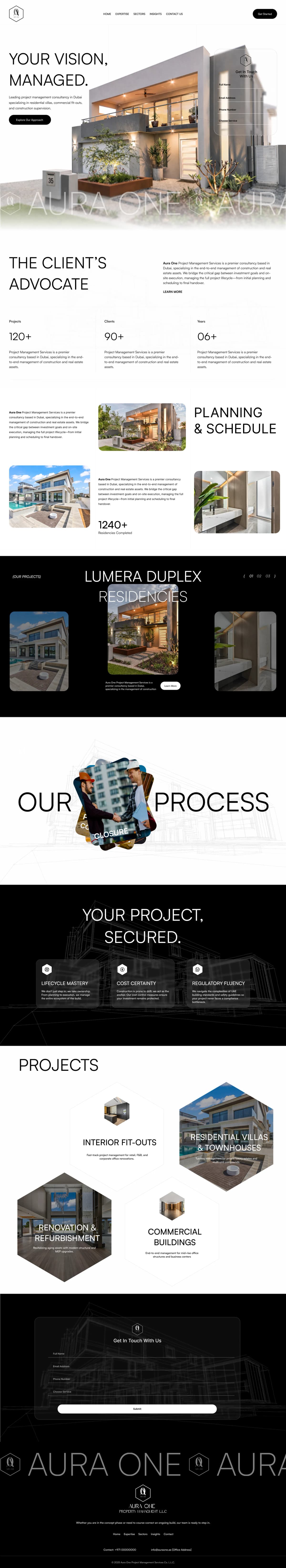 Interior Designer Portfolio Website