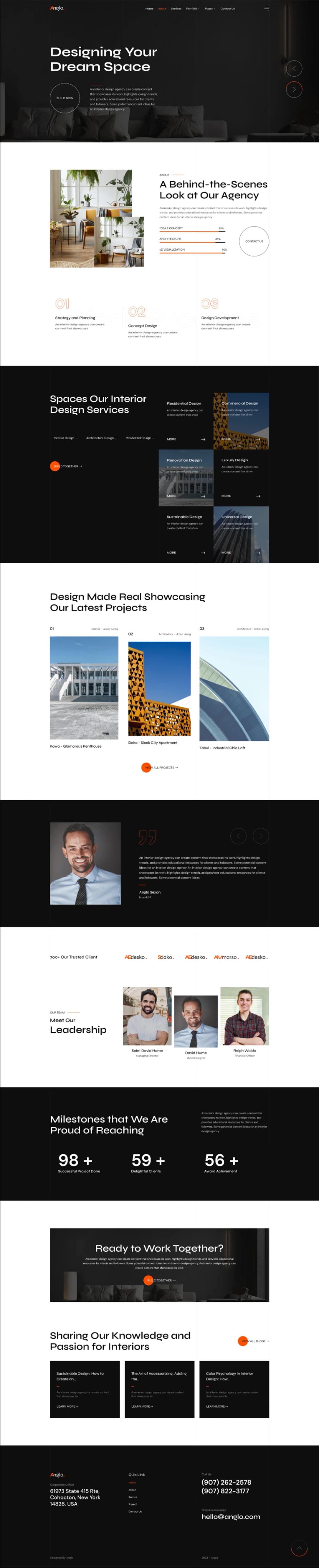Living Space Designs Website
