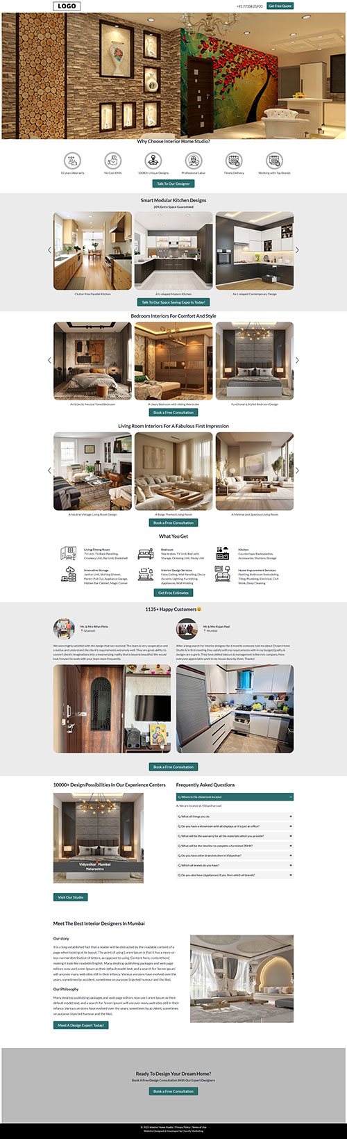 Interior home studio